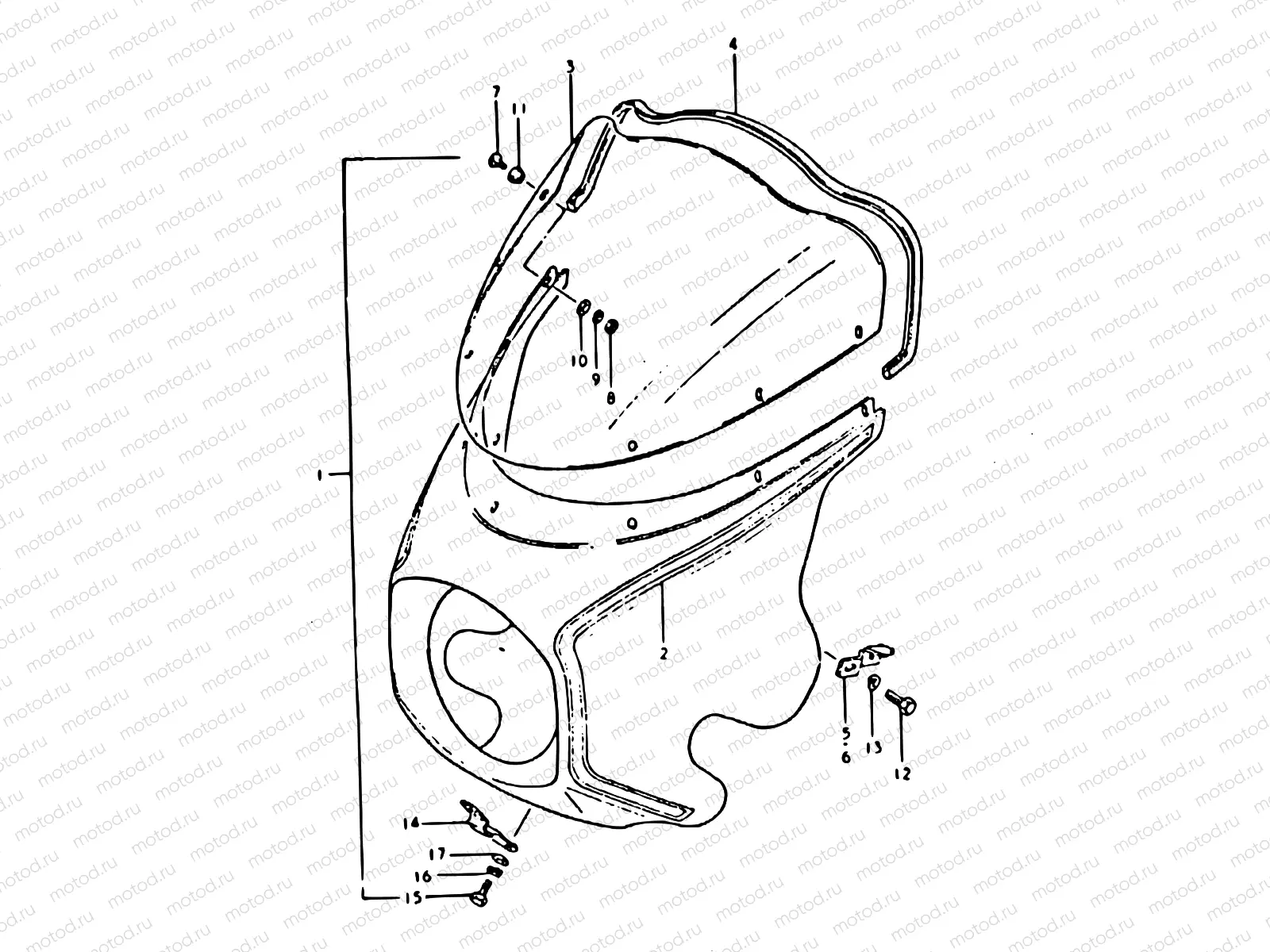 86 - COWLING (GSX400ST / GSX400SX E22)