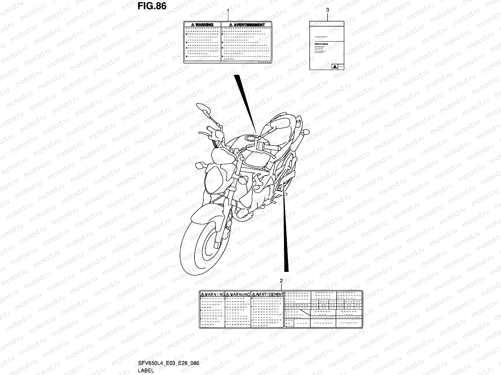 86 - LABEL (SFV650L4 E28)