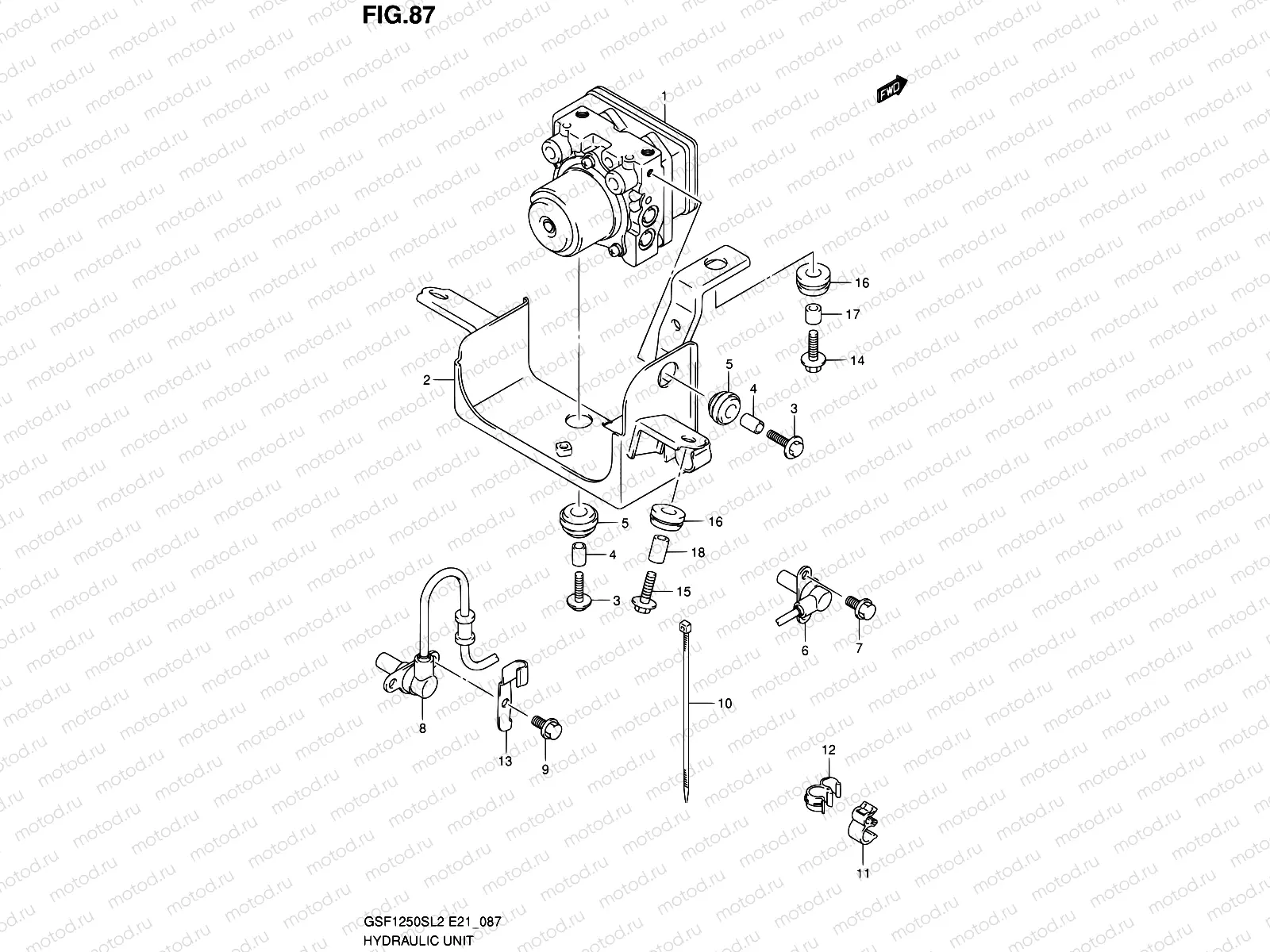 87 - HYDRAULIC UNIT