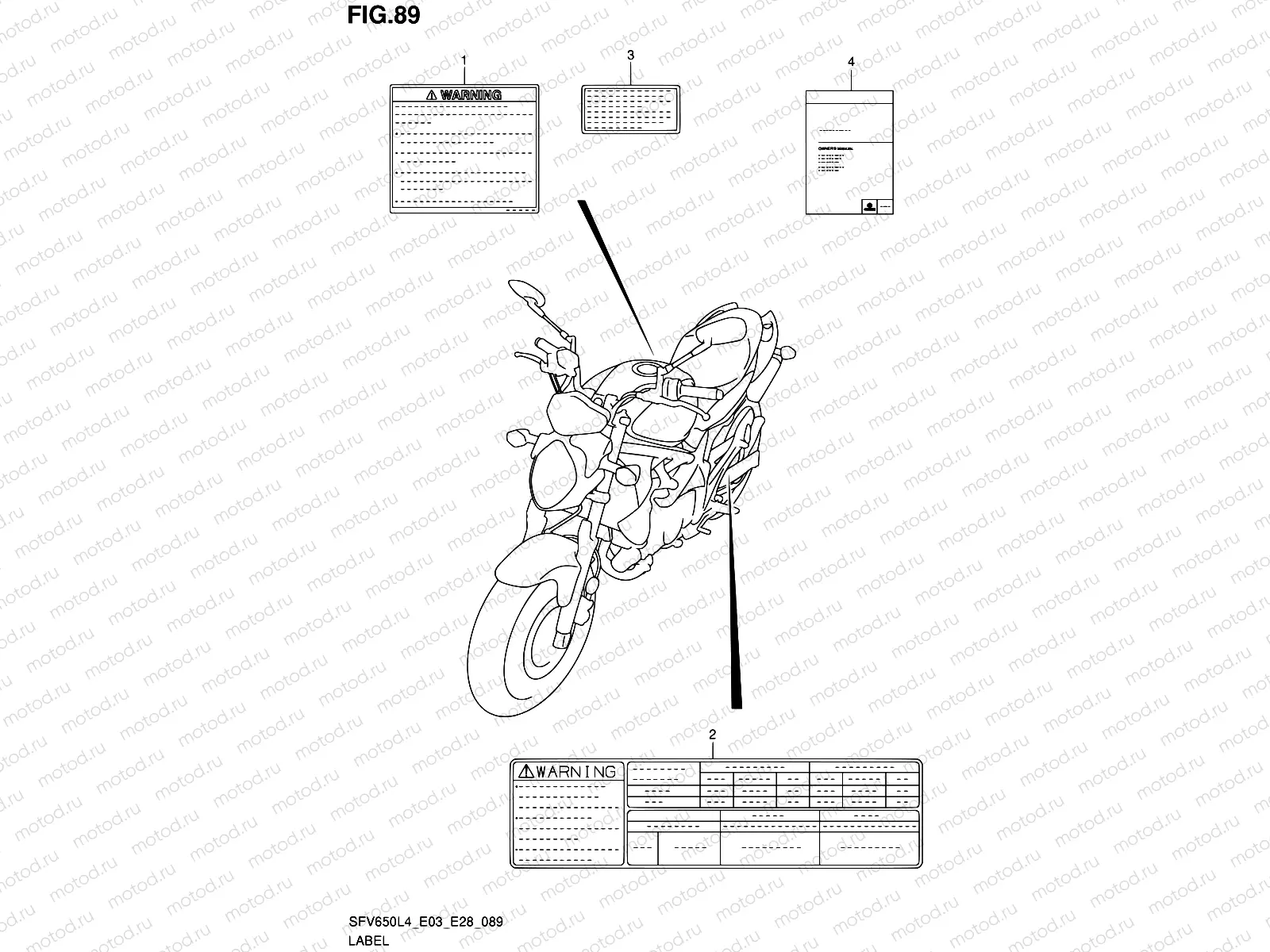 89 - LABEL (SFV650AL4 E33)