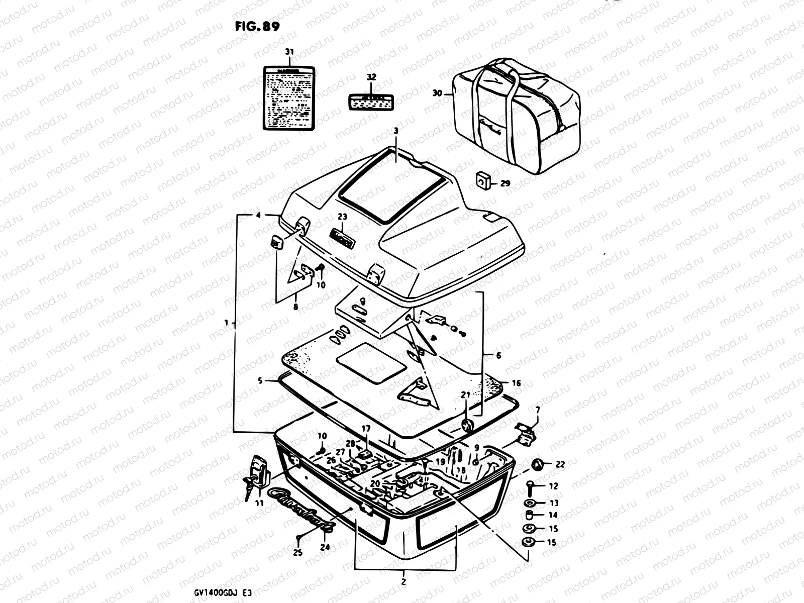 89 - TRAVEL TRUNK MODEL H