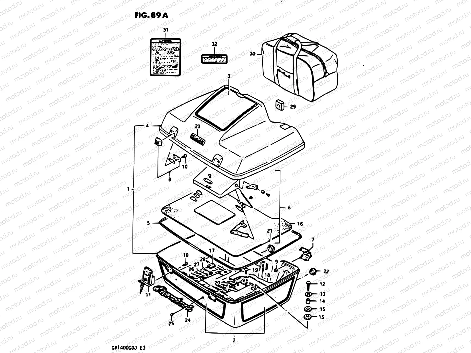 89A - TRAVEL TRUNK MODEL J