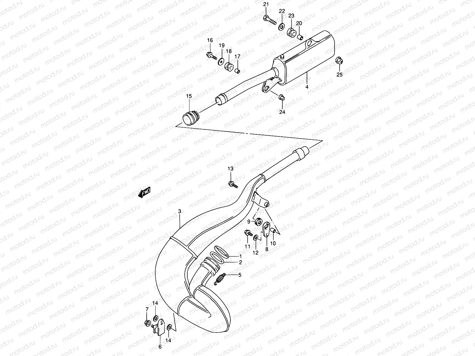 8A - MUFFLER (MODEL S/T)