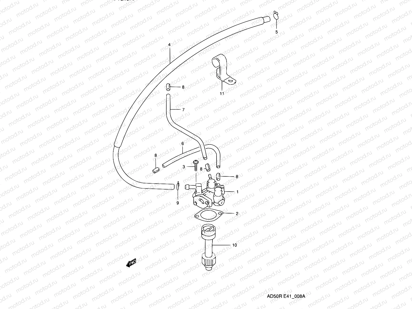 8A - OIL PUMP (MODEL M E06,E41)