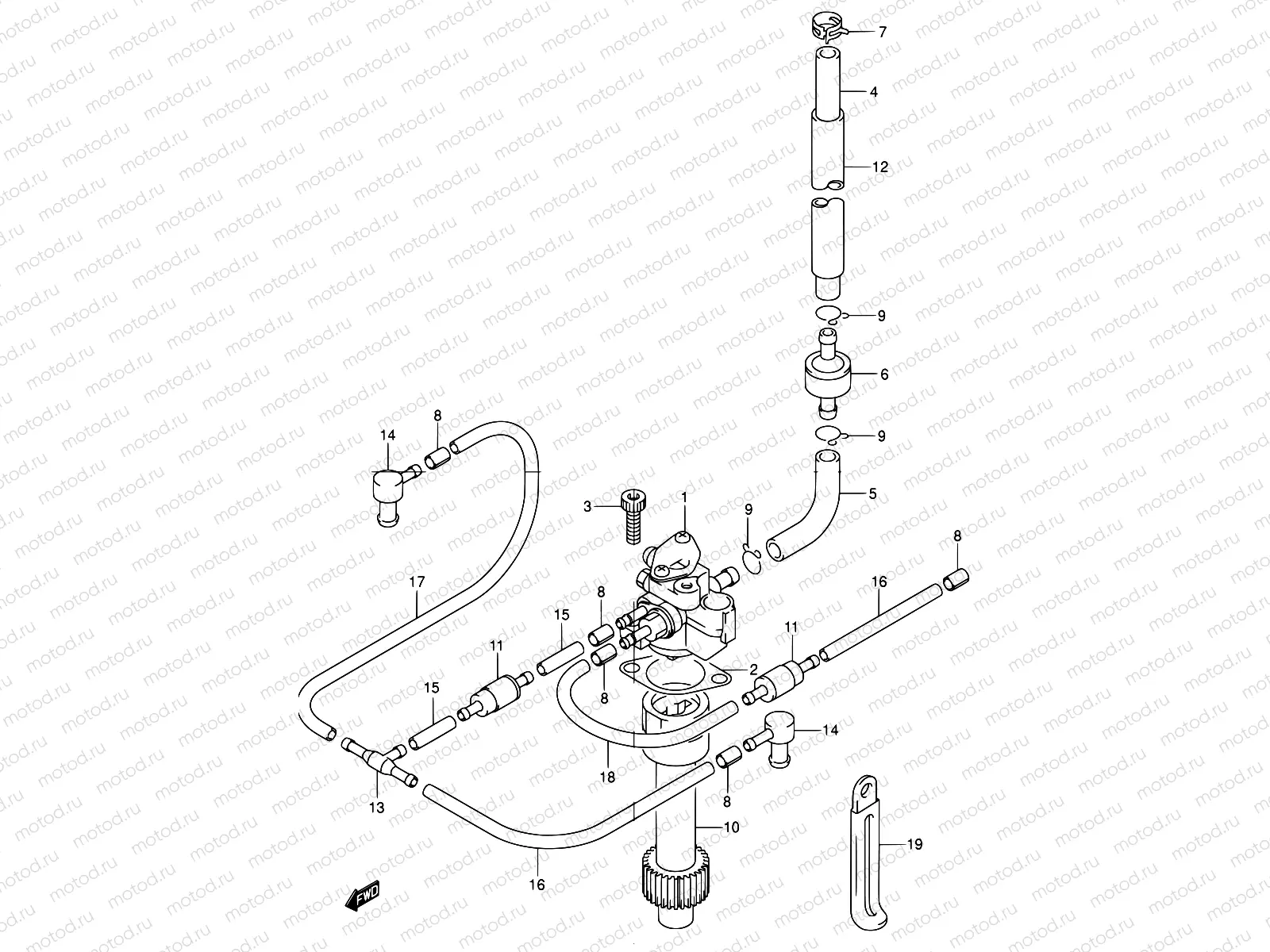 8A - OIL PUMP (MODEL Y)