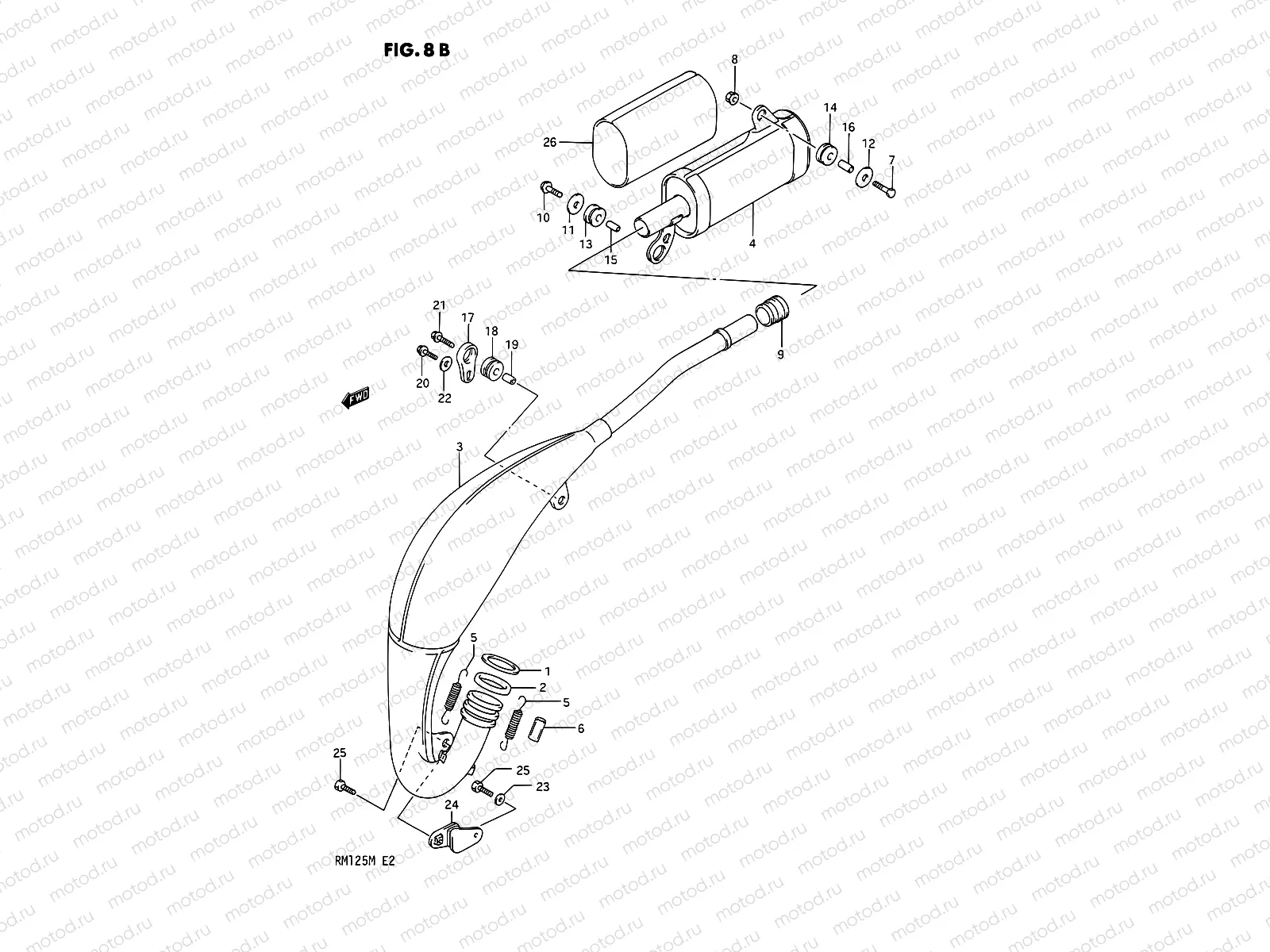 8B - MUFFLER (MODEL M)