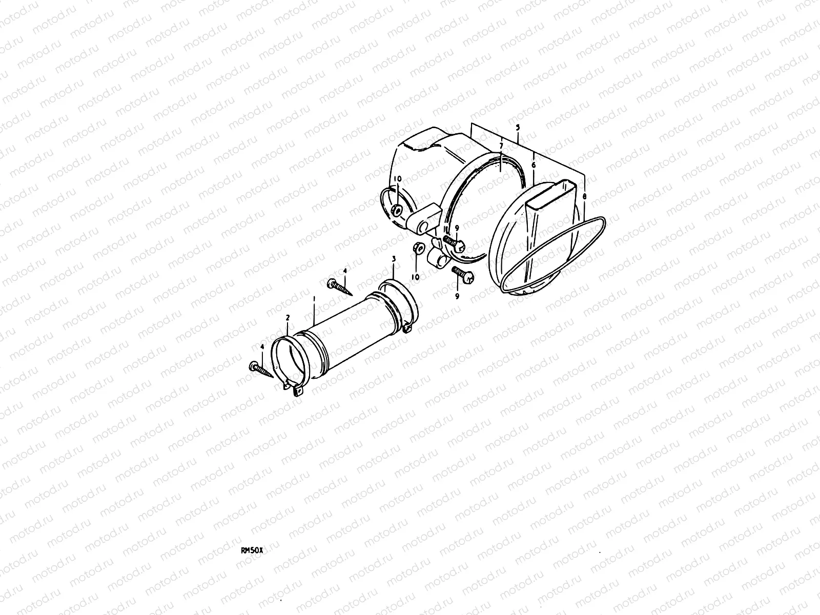 9 - AIR CLEANER (RM50N, RM50T, RM50X)