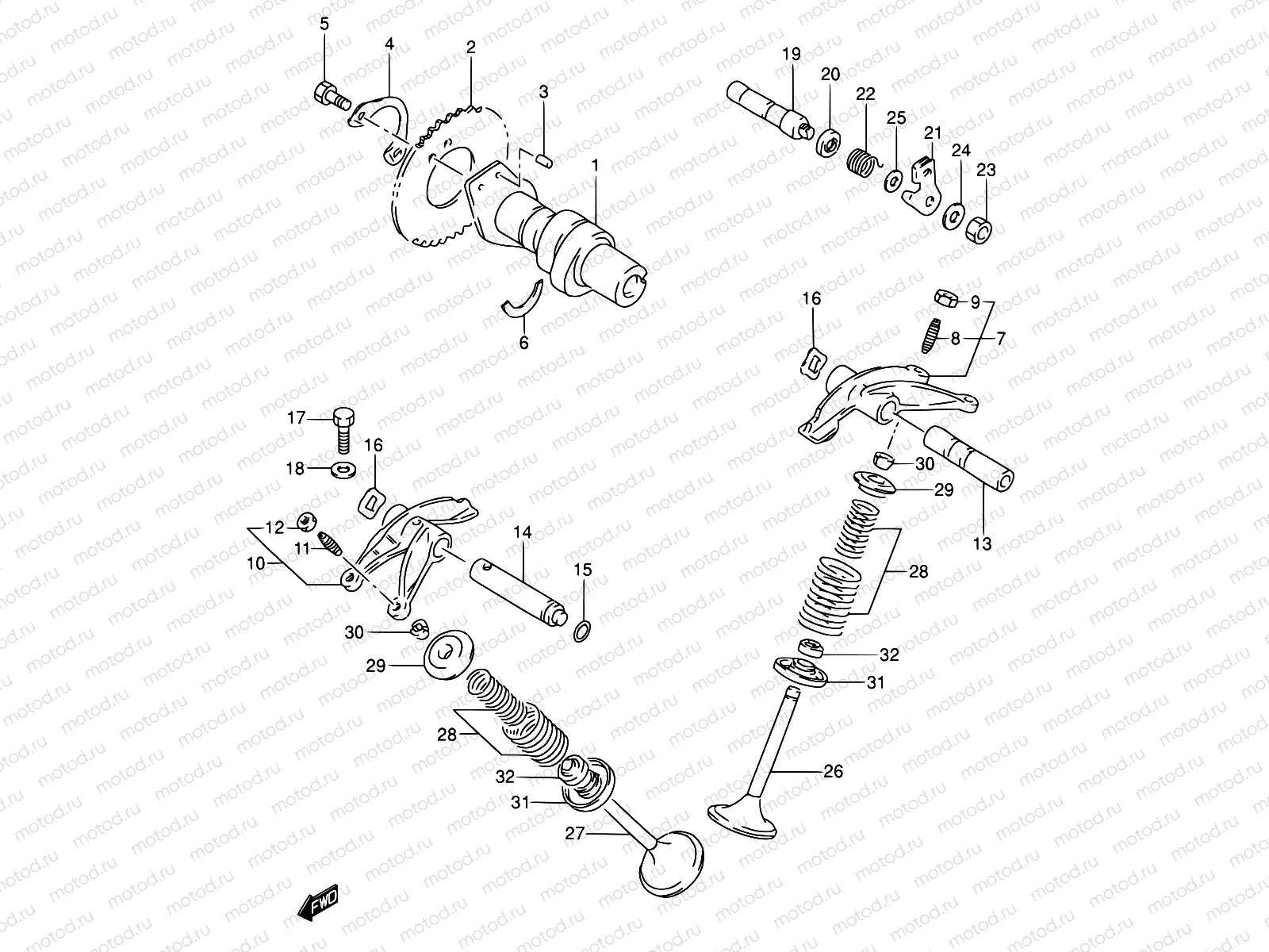 9 - CAM SHAFT - VALVE