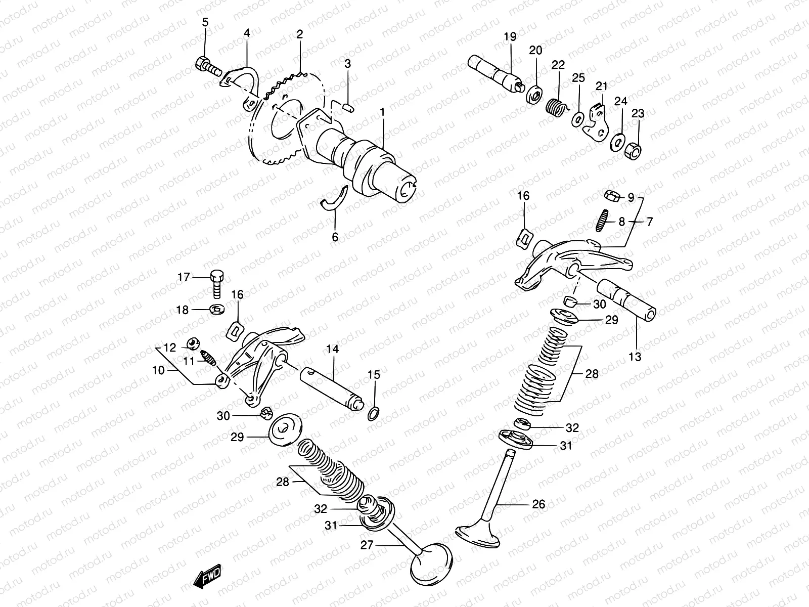 9 - CAM SHAFT - VALVE