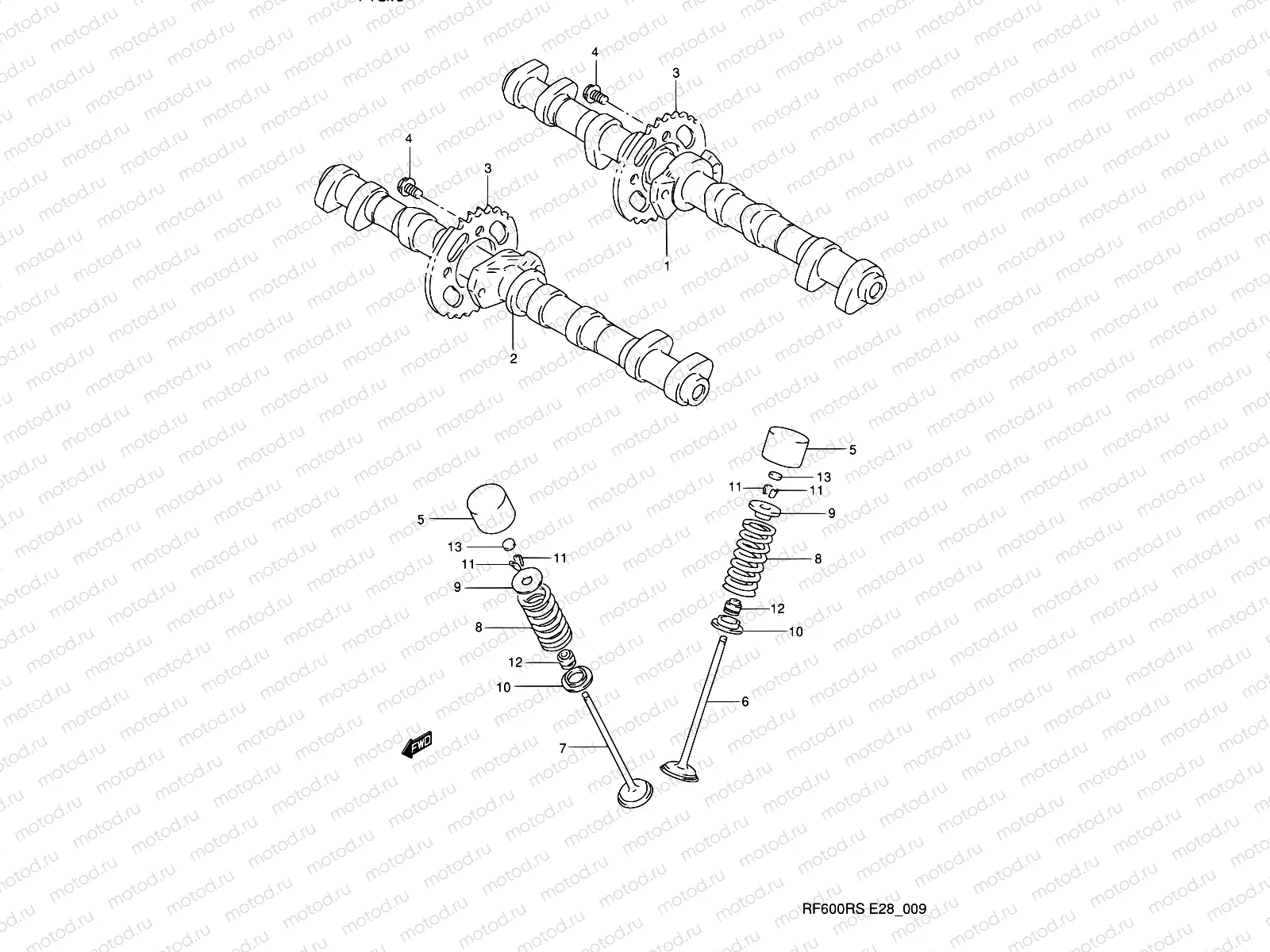 9 - CAM SHAFT - VALVE
