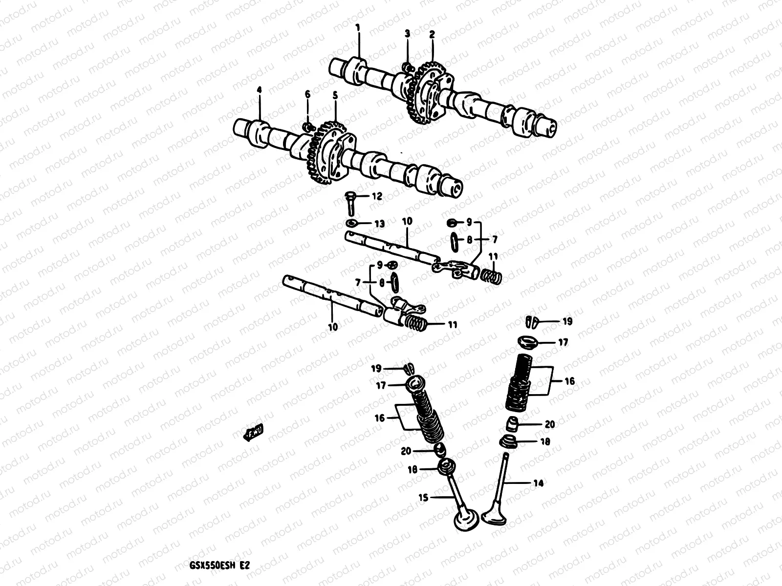 9 - CAM SHAFT-VALVE