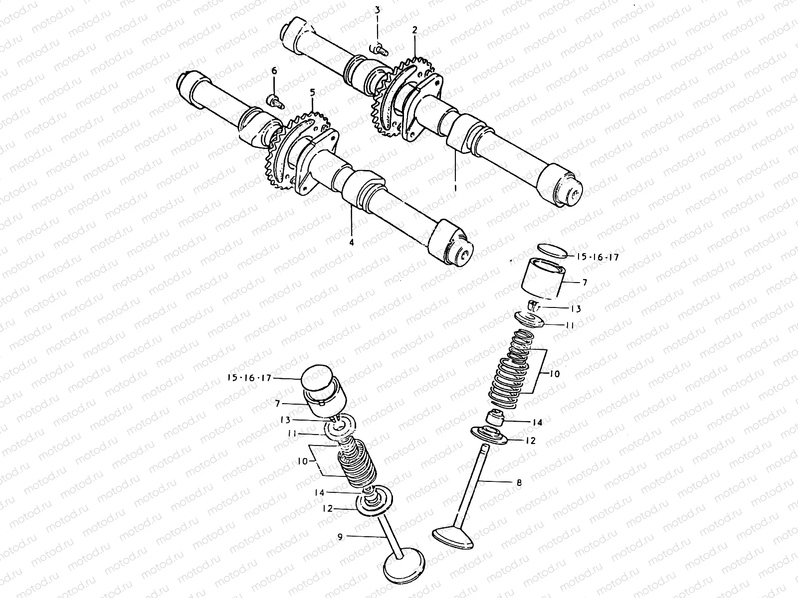 9 - CAM SHAFT - VALVE