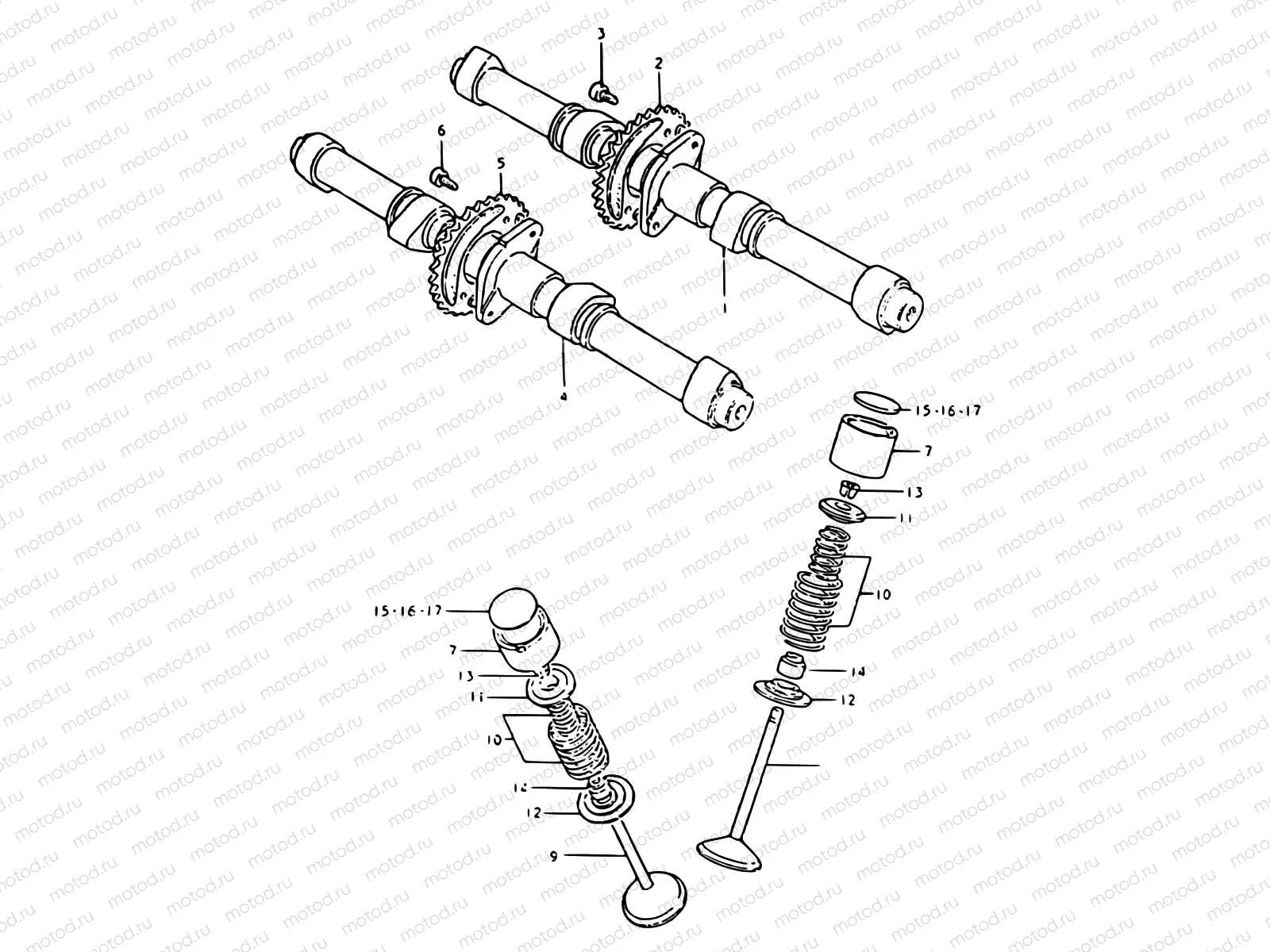 9 - CAM SHAFT - VALVE