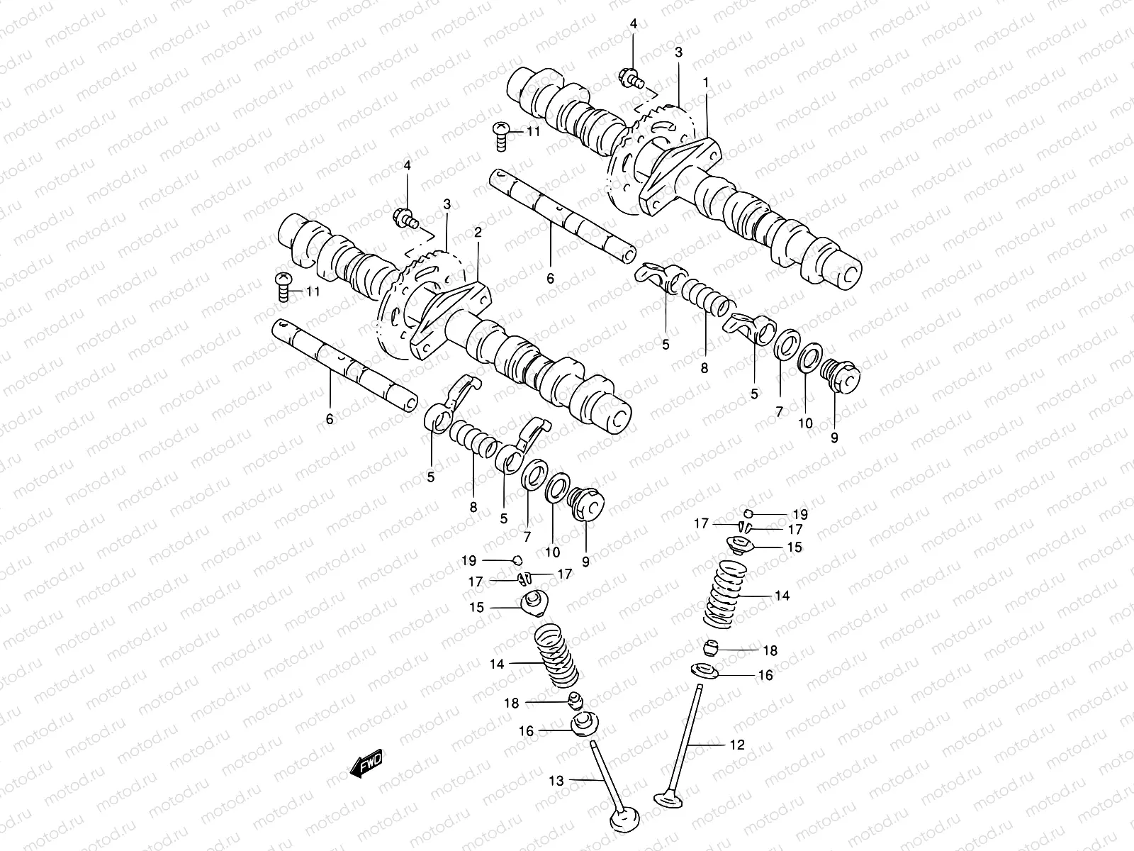9 - CAM SHAFT / VALVE