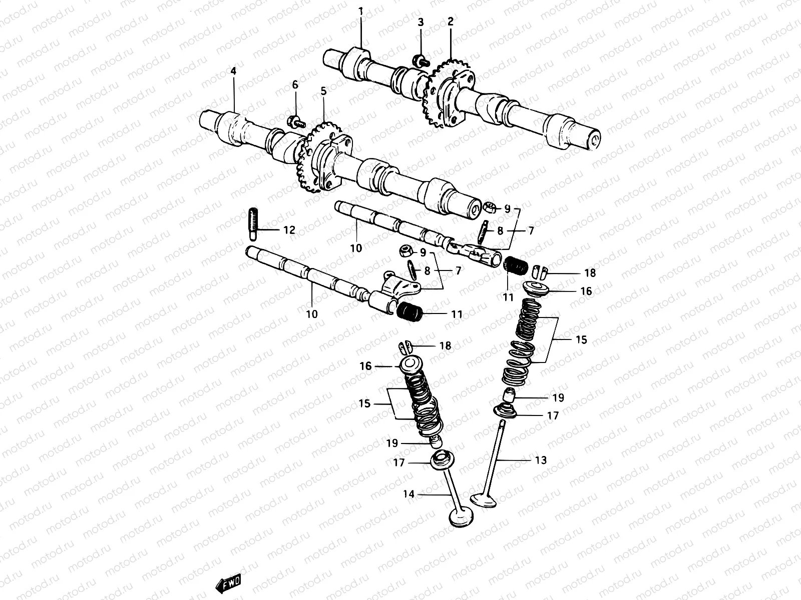 9 - CAM SHAFT - VALVE