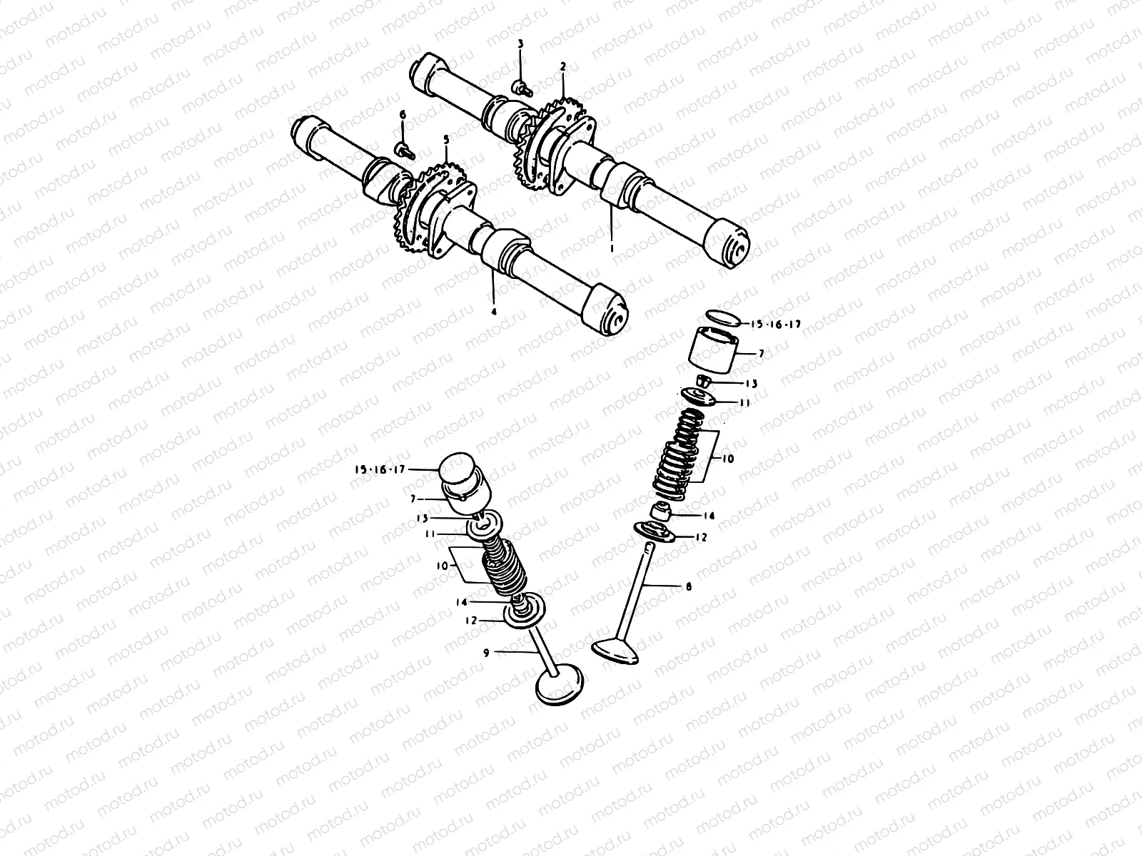 9 - CAM SHAFT - VALVE