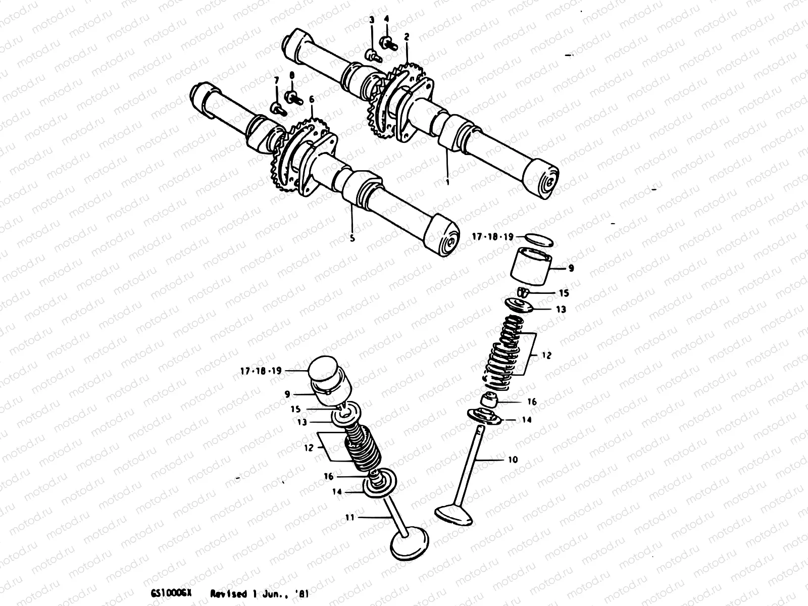 9 - CAM SHAFT - VALVE
