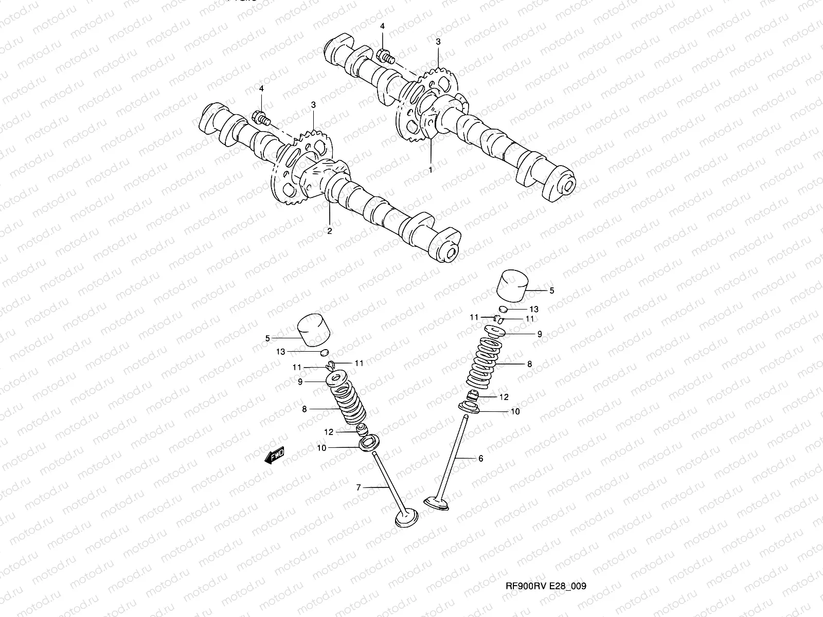 9 - CAM SHAFT - VALVE
