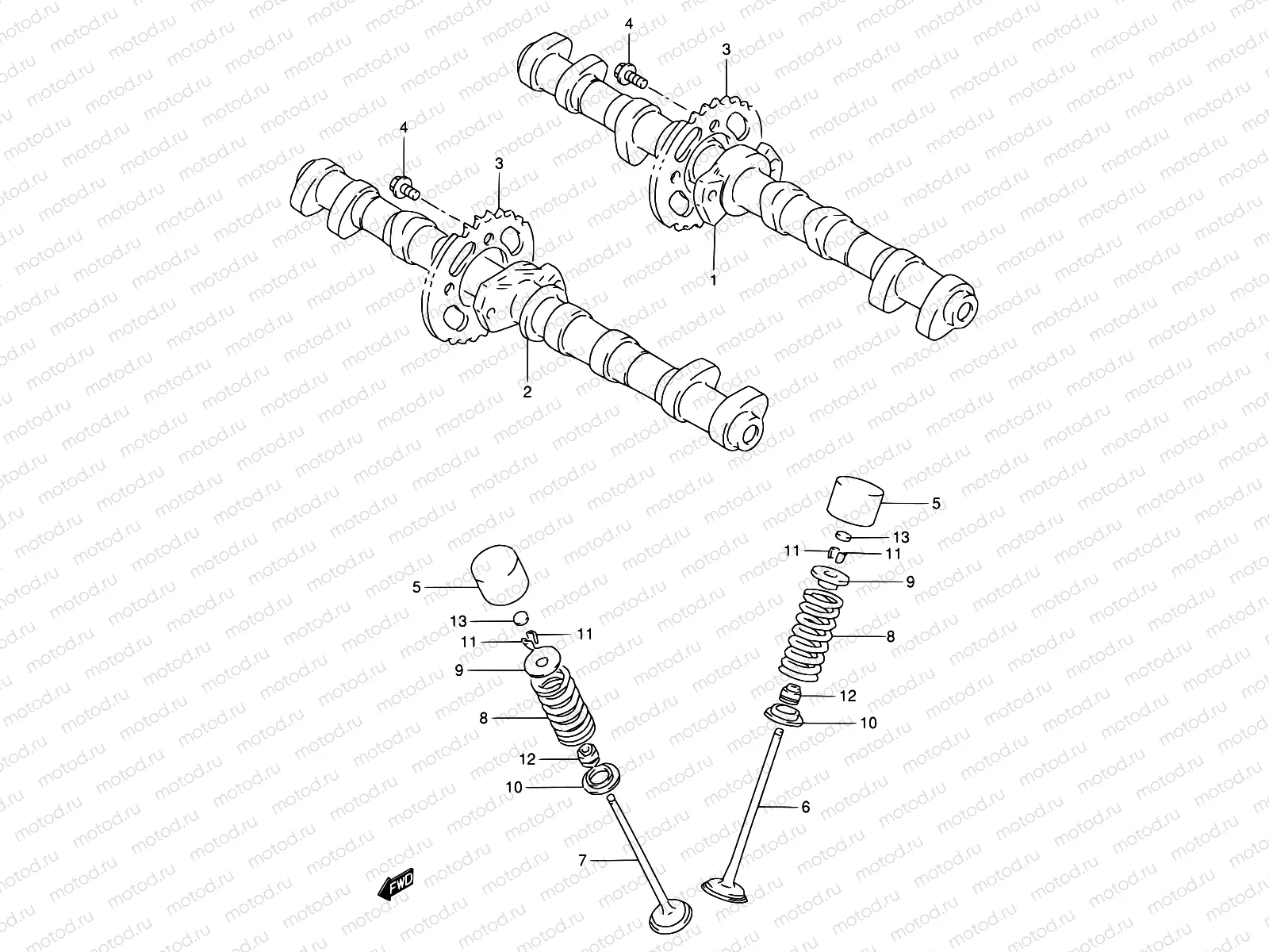 9 - CAM SHAFT - VALVE