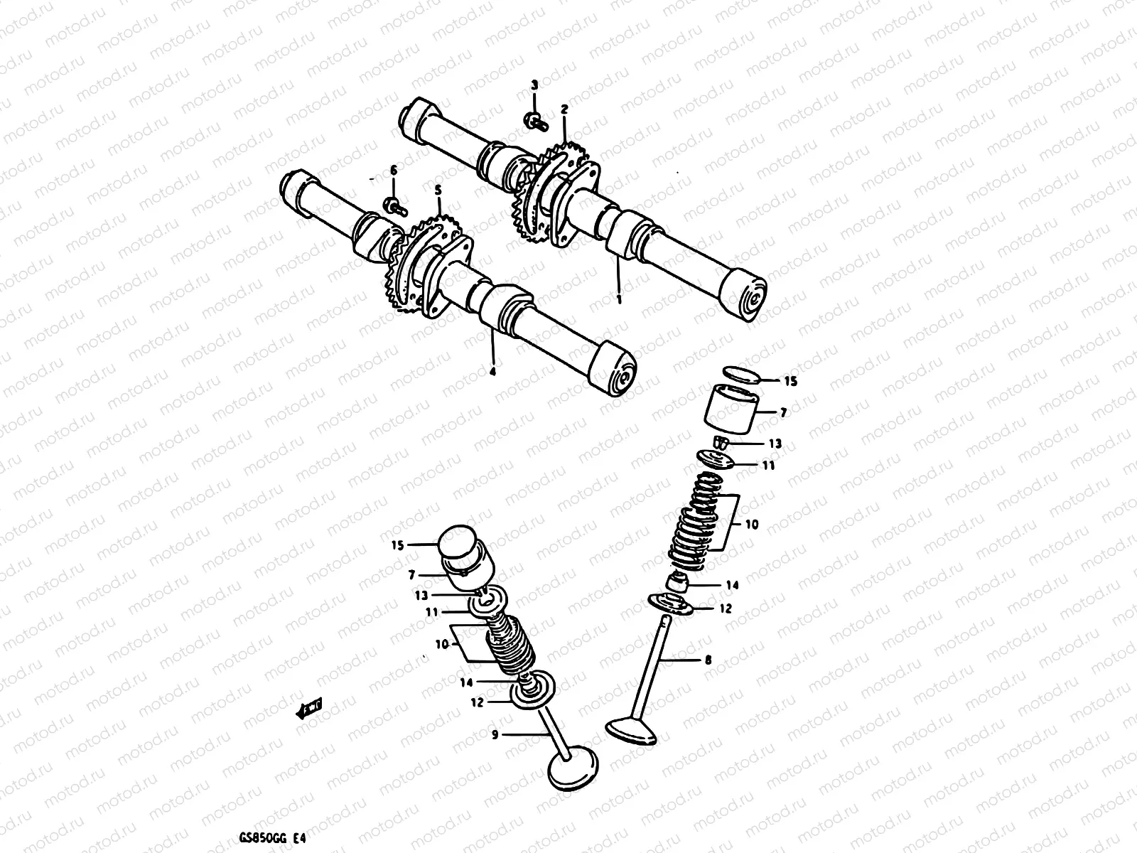 9 - CAM SHAFT - VALVE