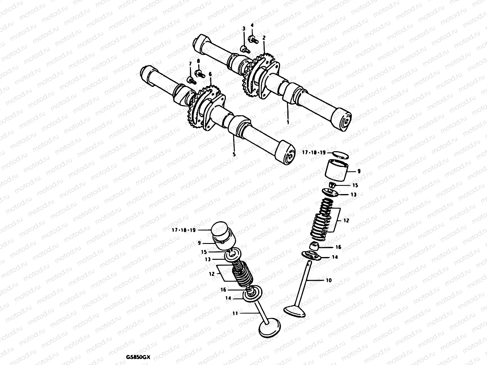 9 - CAM SHAFT - VALVE