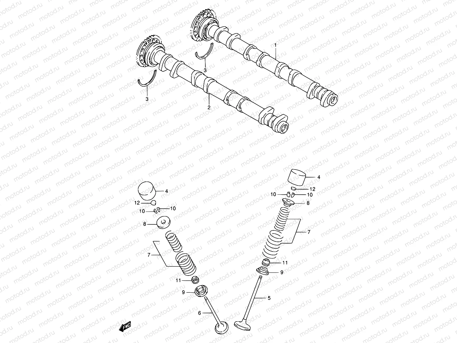 9 - CAM SHAFT - VALVE
