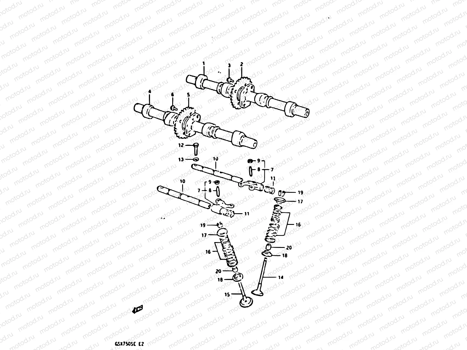 9 - CAM SHAFT - VALVE