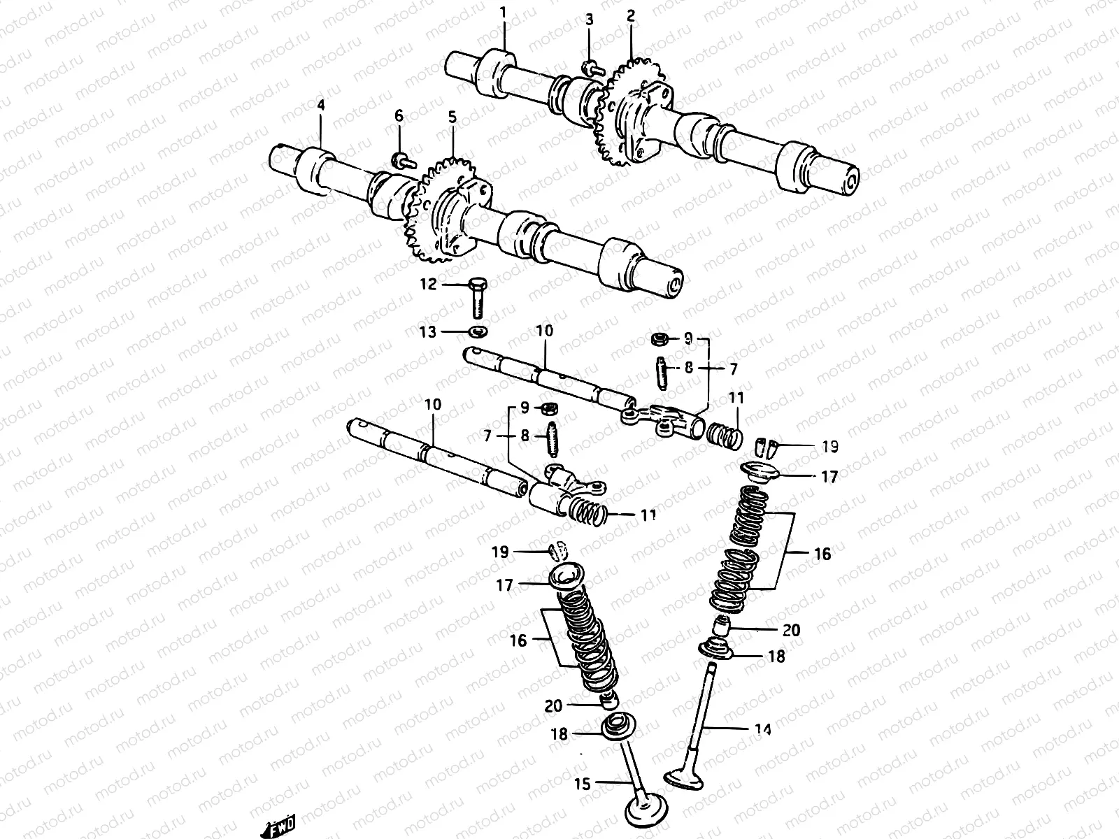 9 - CAM SHAFT - VALVE