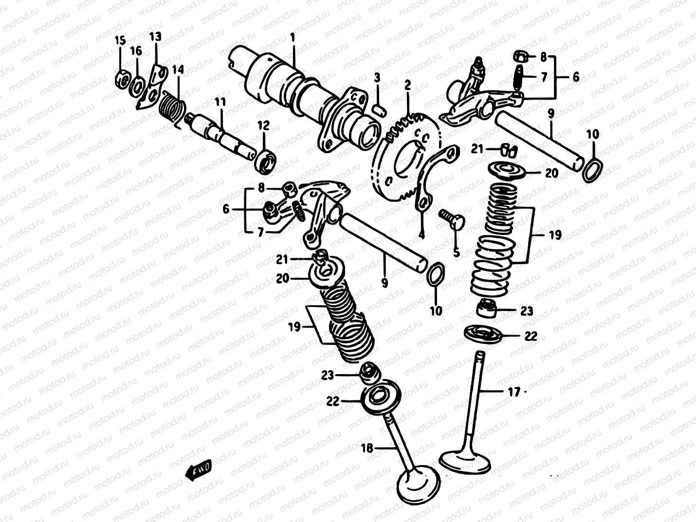 9 - CAM SHAFT-VALVE