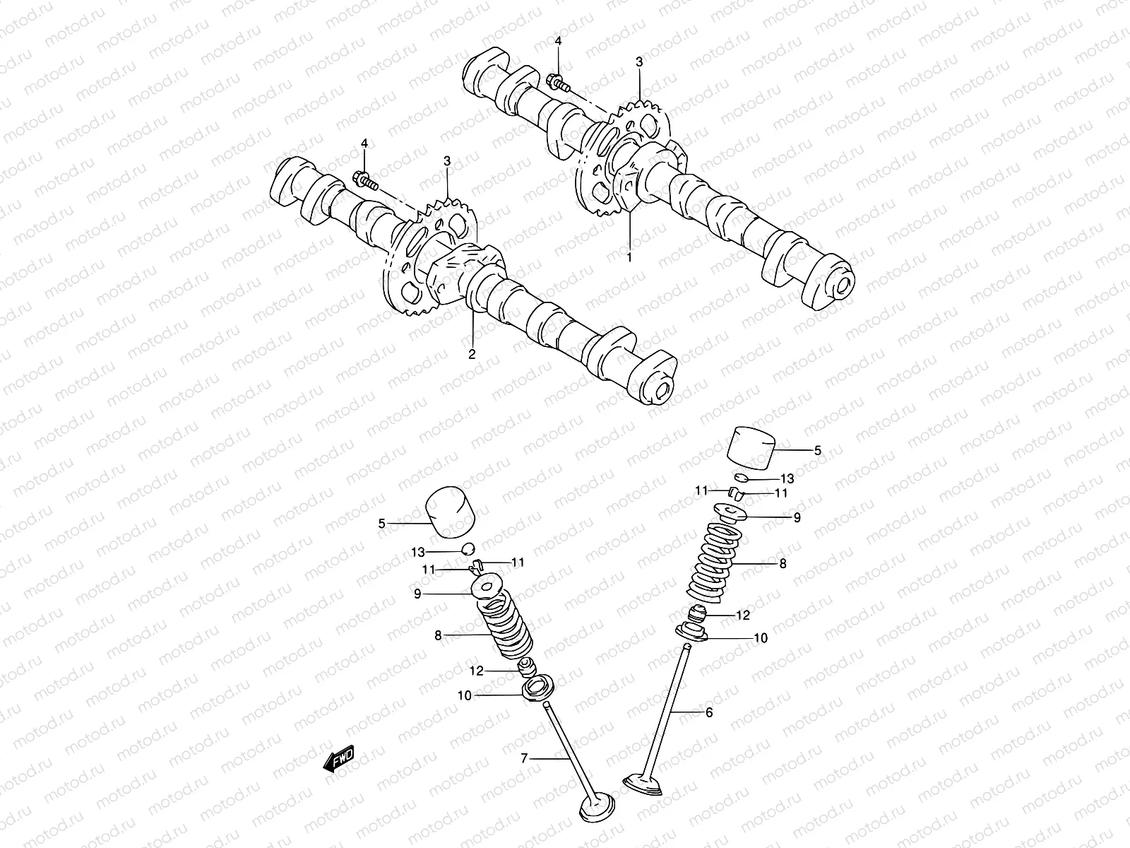9 - CAM SHAFT - VALVE
