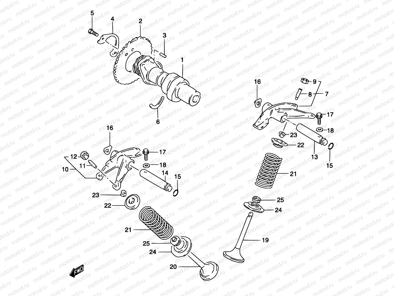 9 - CAM SHAFT/VALVE