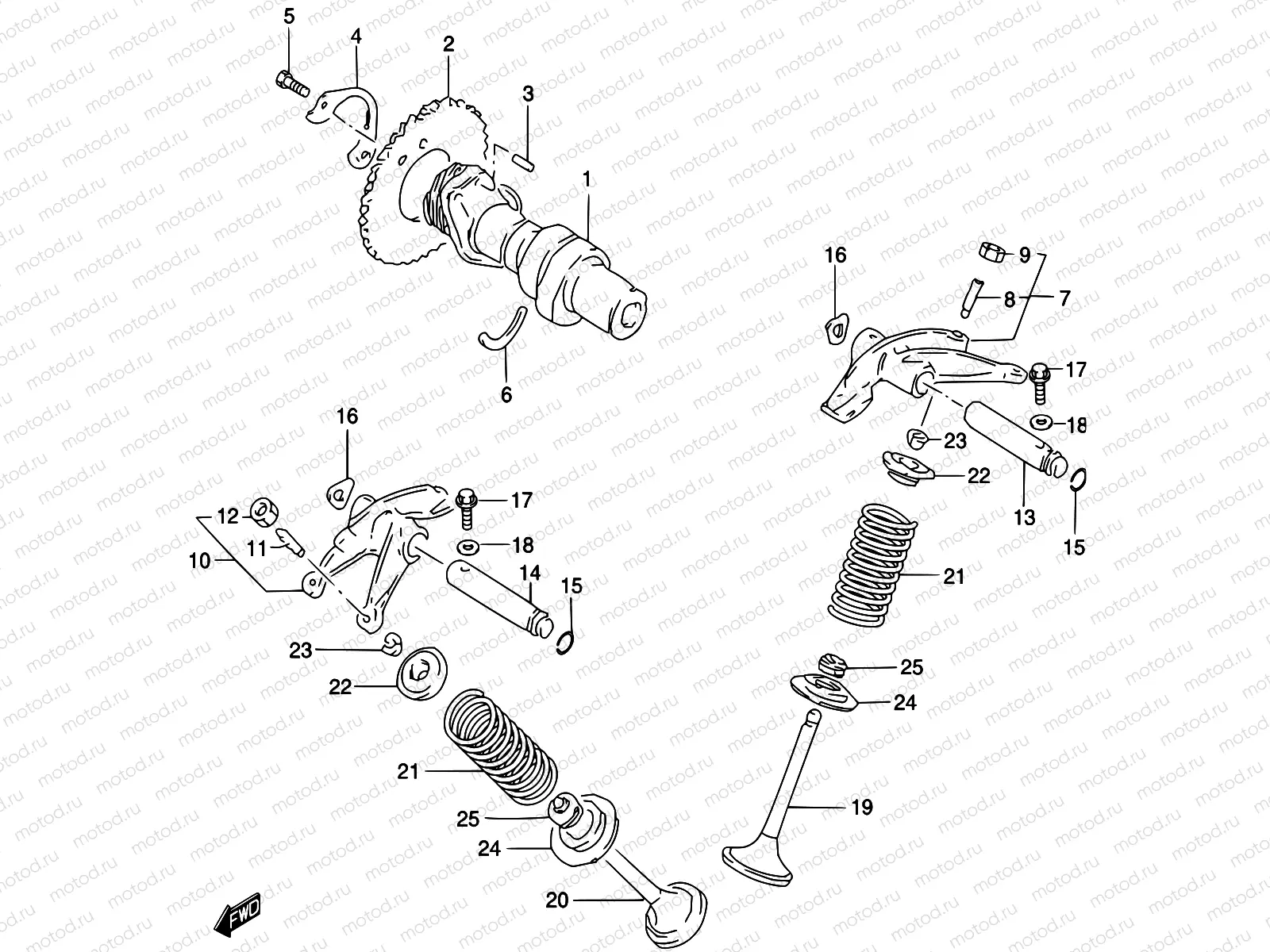 9 - CAM SHAFT/VALVE