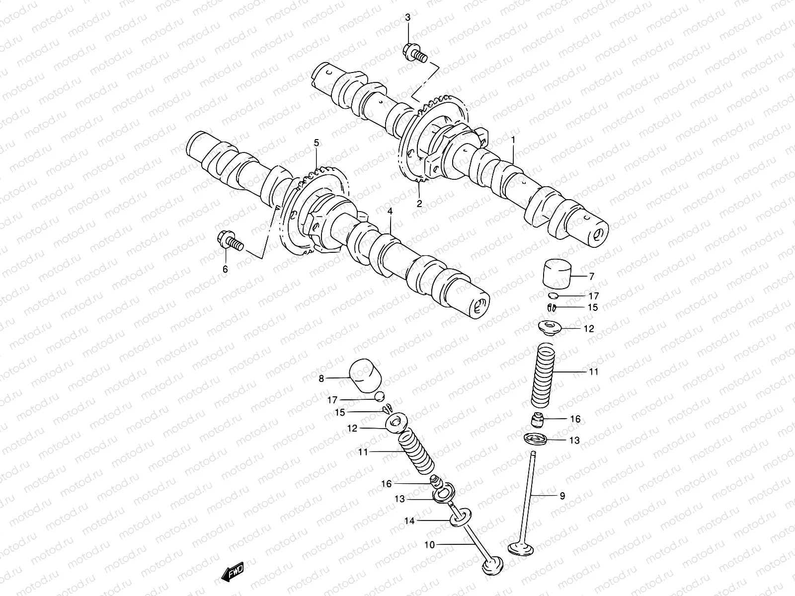 9 - CAM SHAFT/VALVE