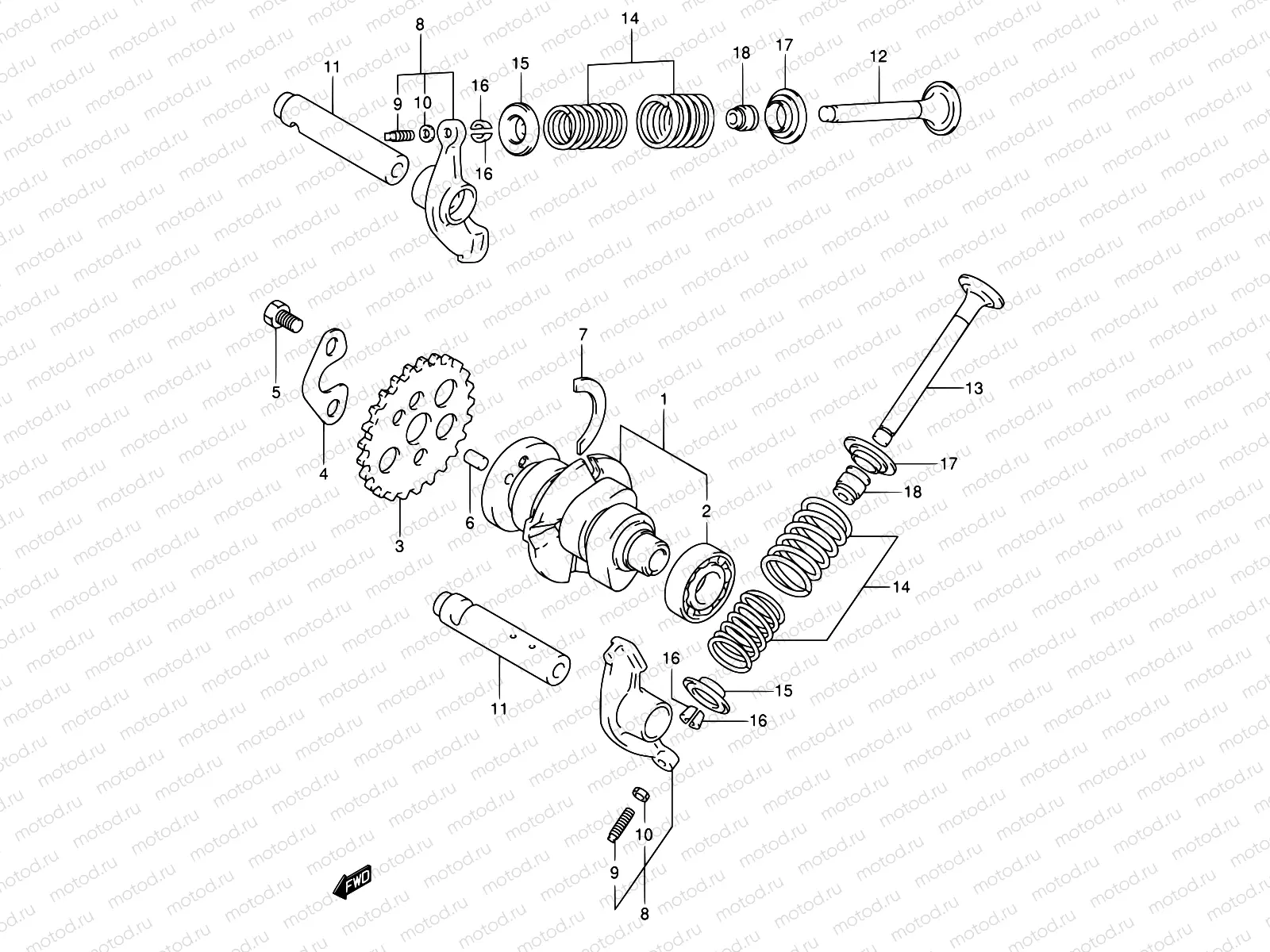 9 - CAM SHAFT/VALVE