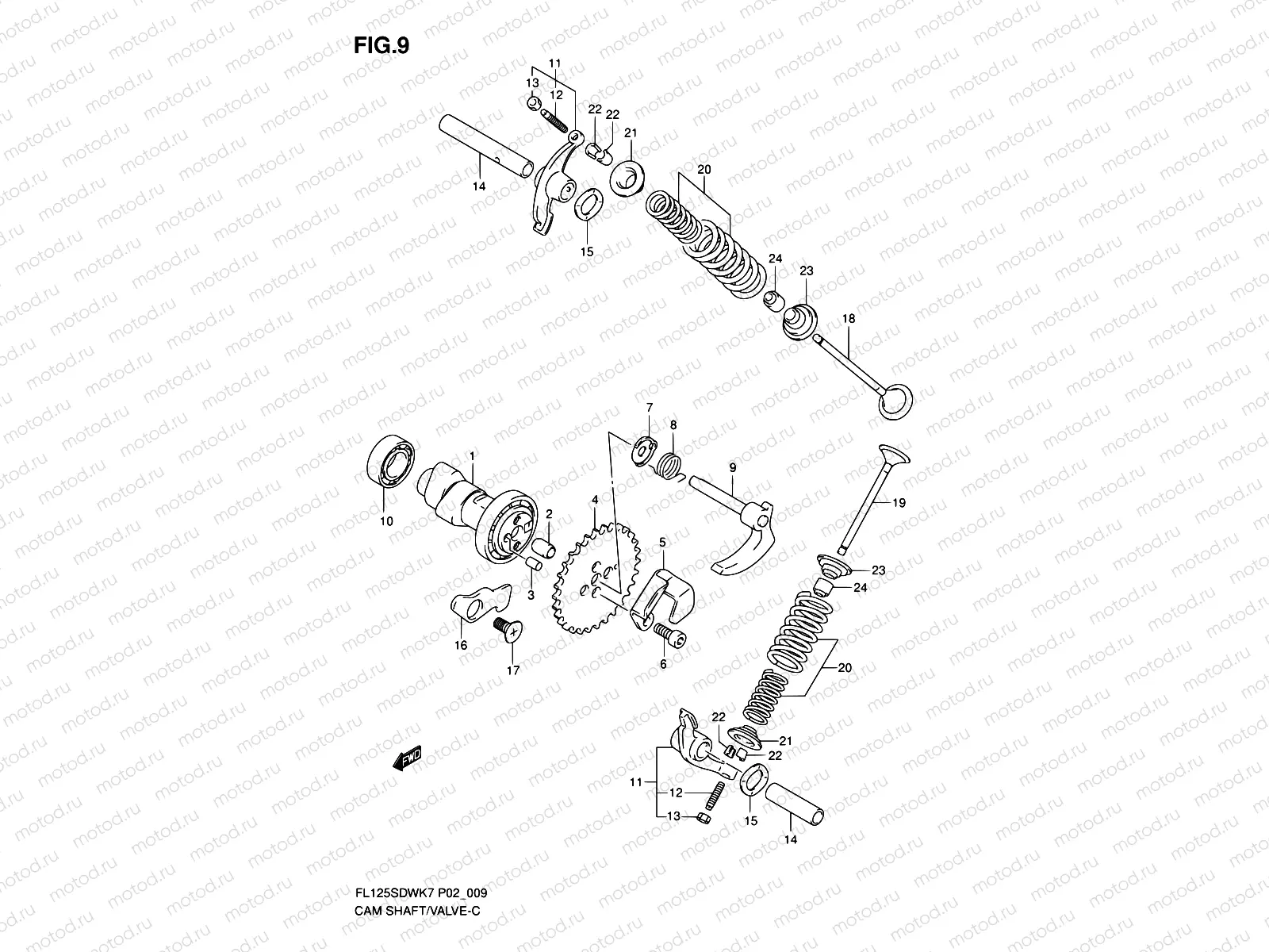 9 - CAM SHAFT/VALVE