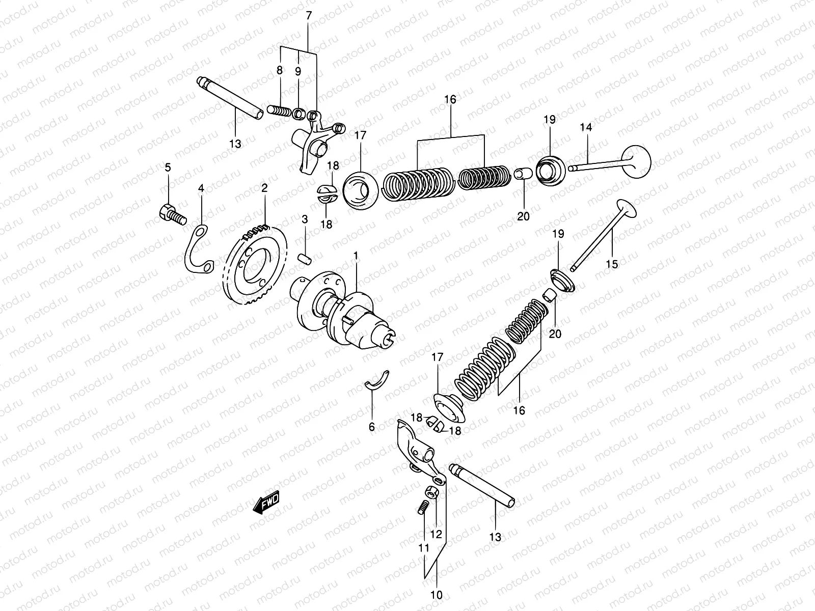 9 - CAM SHAFT/VALVE