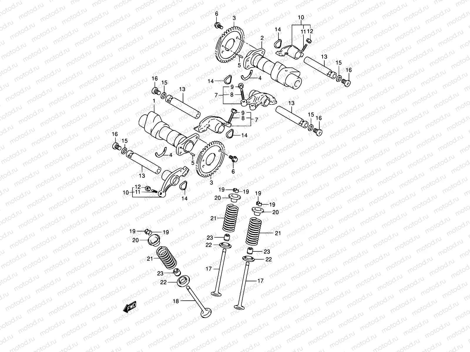 9 - CAMSHAFT - VALVE