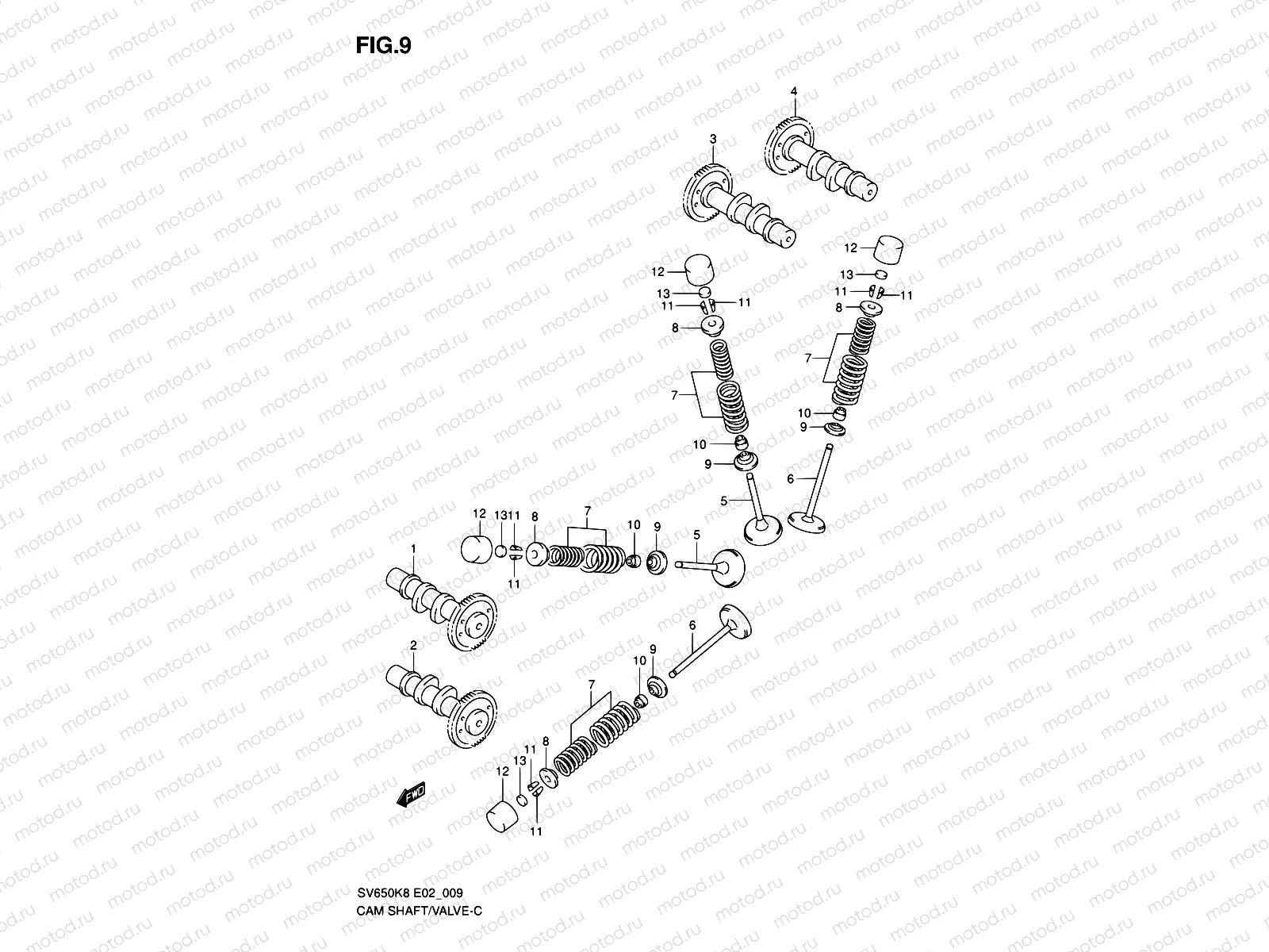 9 - CAMSHAFT / VALVE