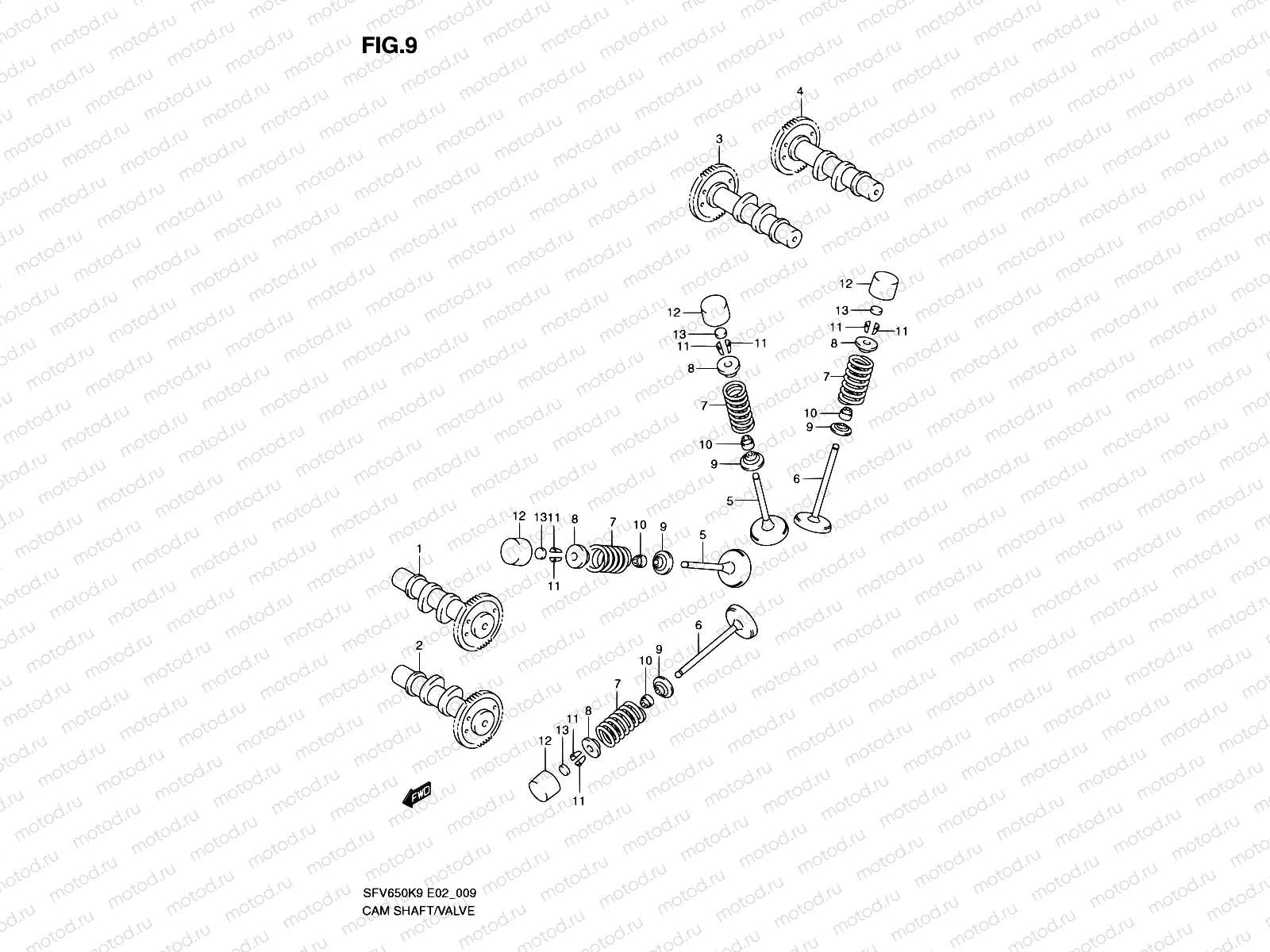9 - CAMSHAFT / VALVE