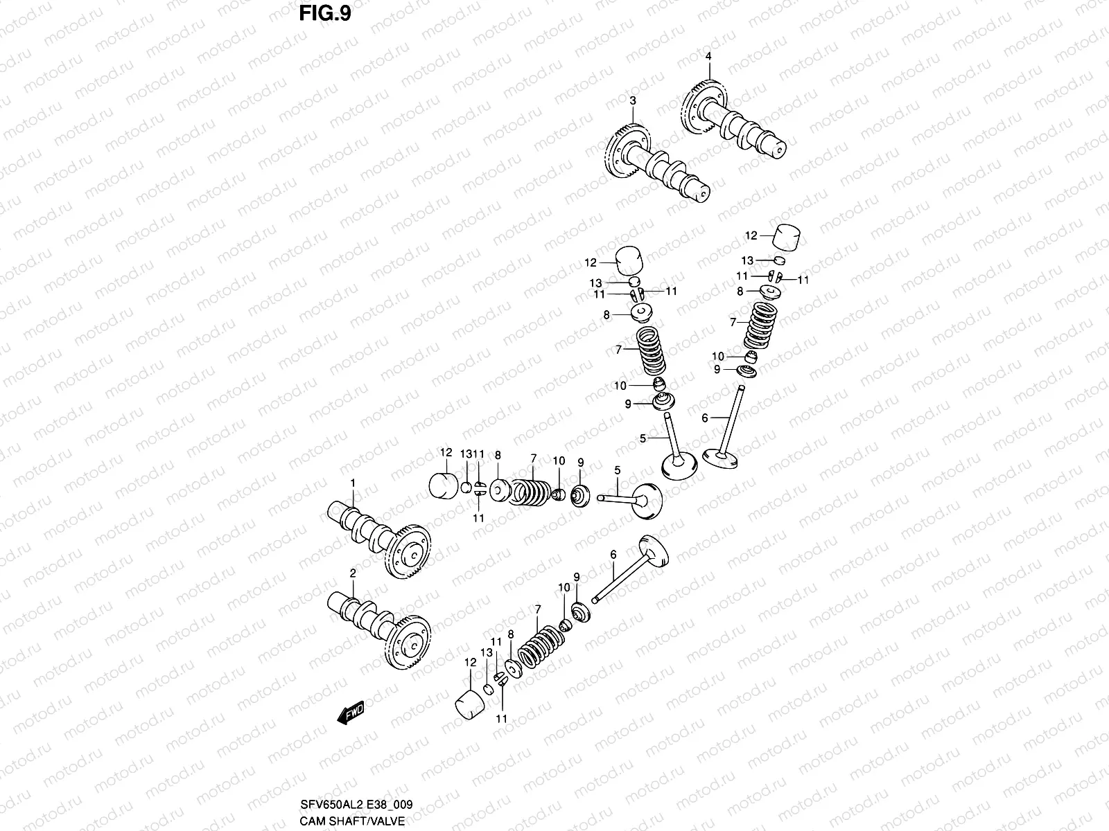 9 - CAMSHAFT / VALVE