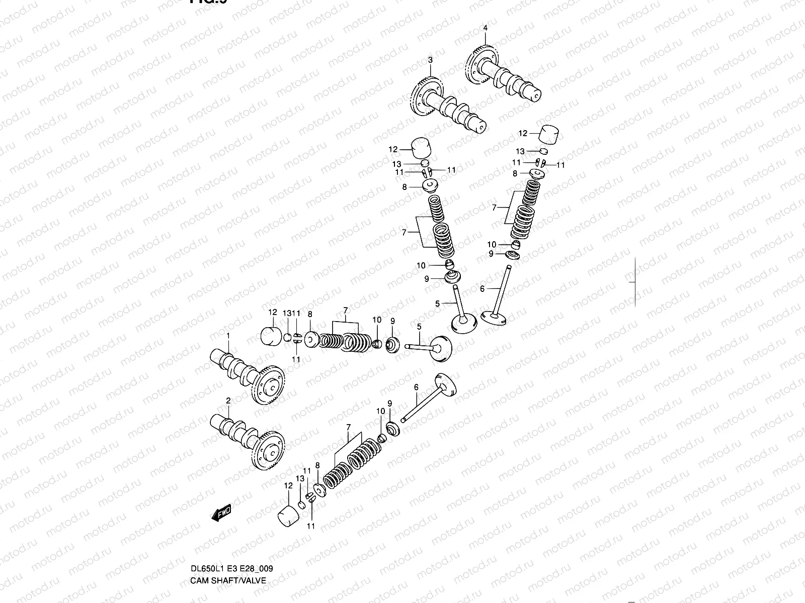 9 - CAMSHAFT / VALVE