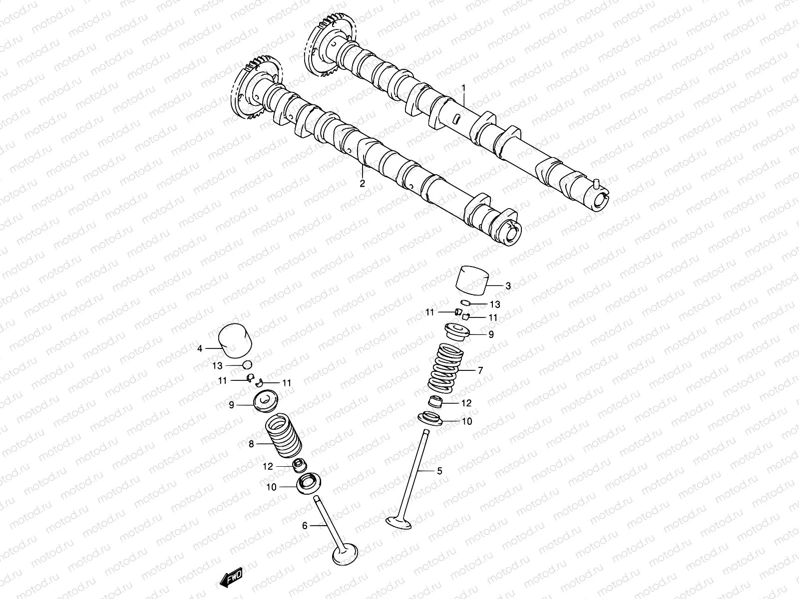 9 - CAMSHAFT - VALVE