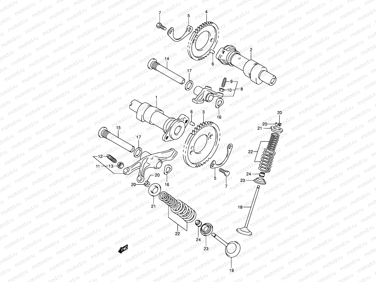 9 - CAMSHAFT - VALVE