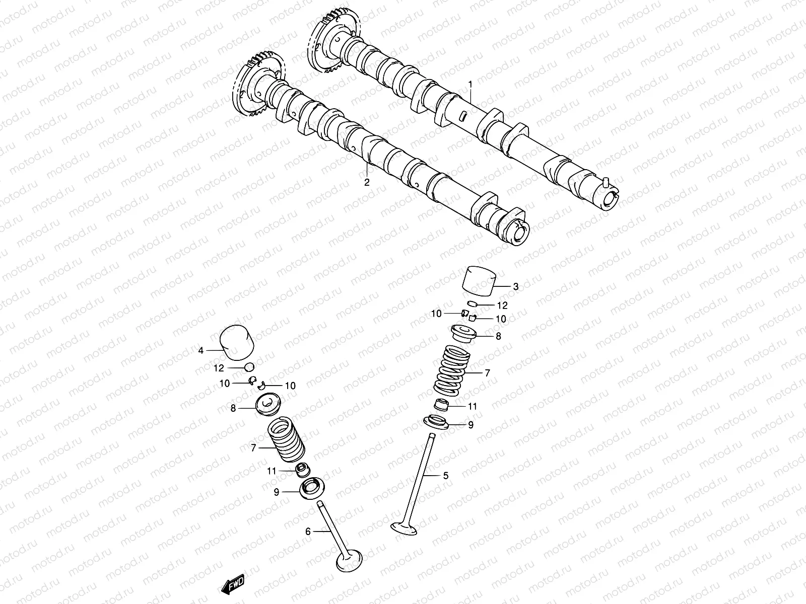 9 - CAMSHAFT - VALVE