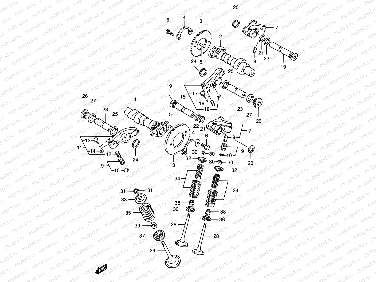 9 - CAMSHAFT - VALVE