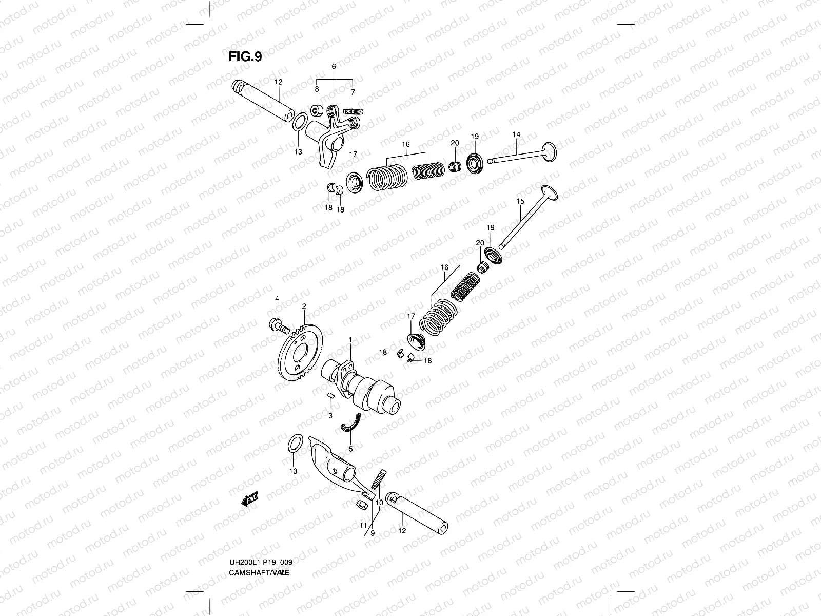 9 - CAMSHAFT/VALVE