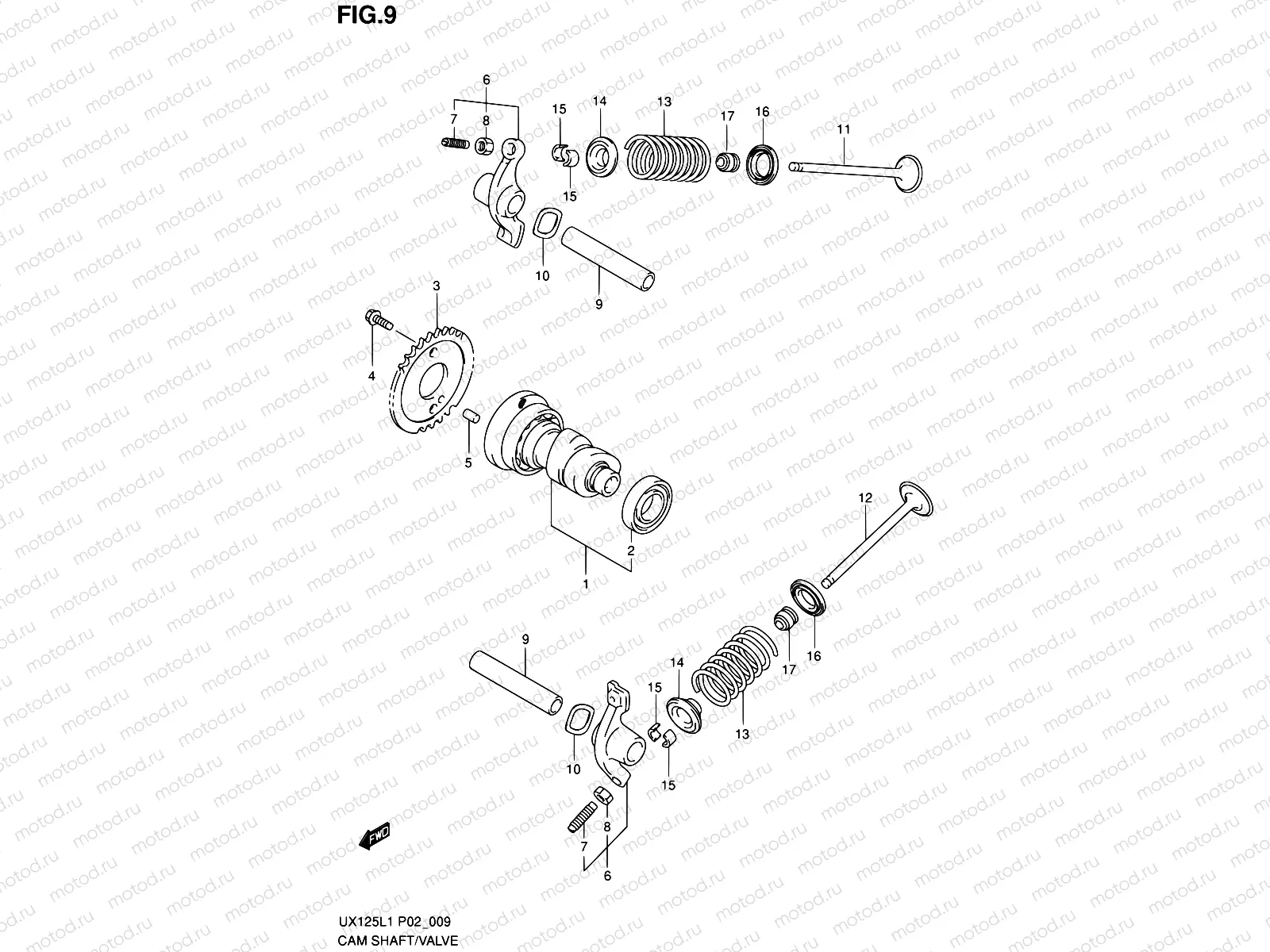 9 - CAMSHAFT/VALVE