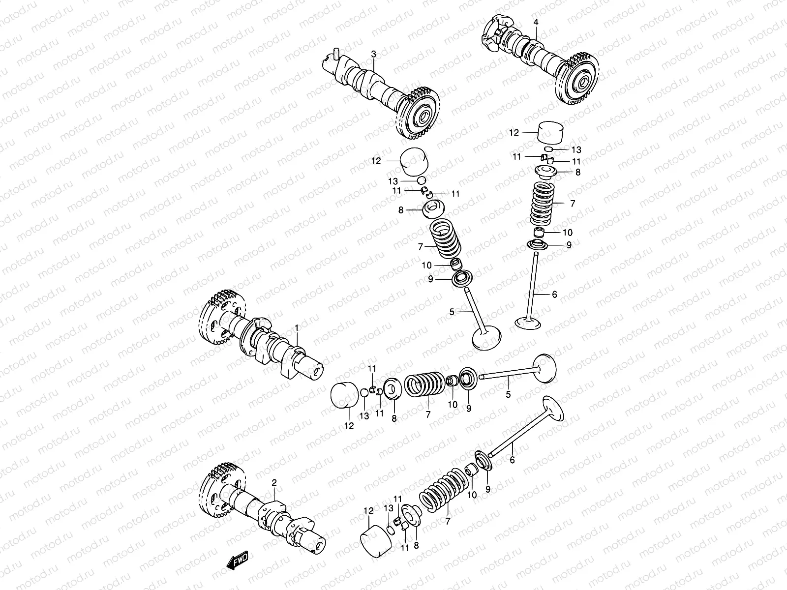 9 - CAMSHAFT/VALVE