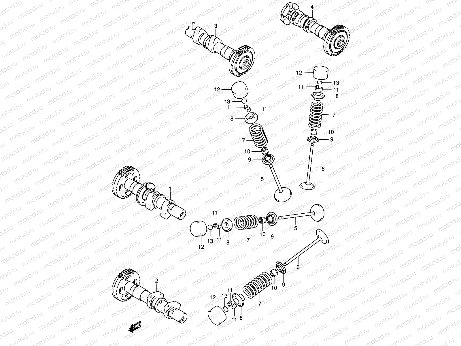 9 - CAMSHAFT/VALVE