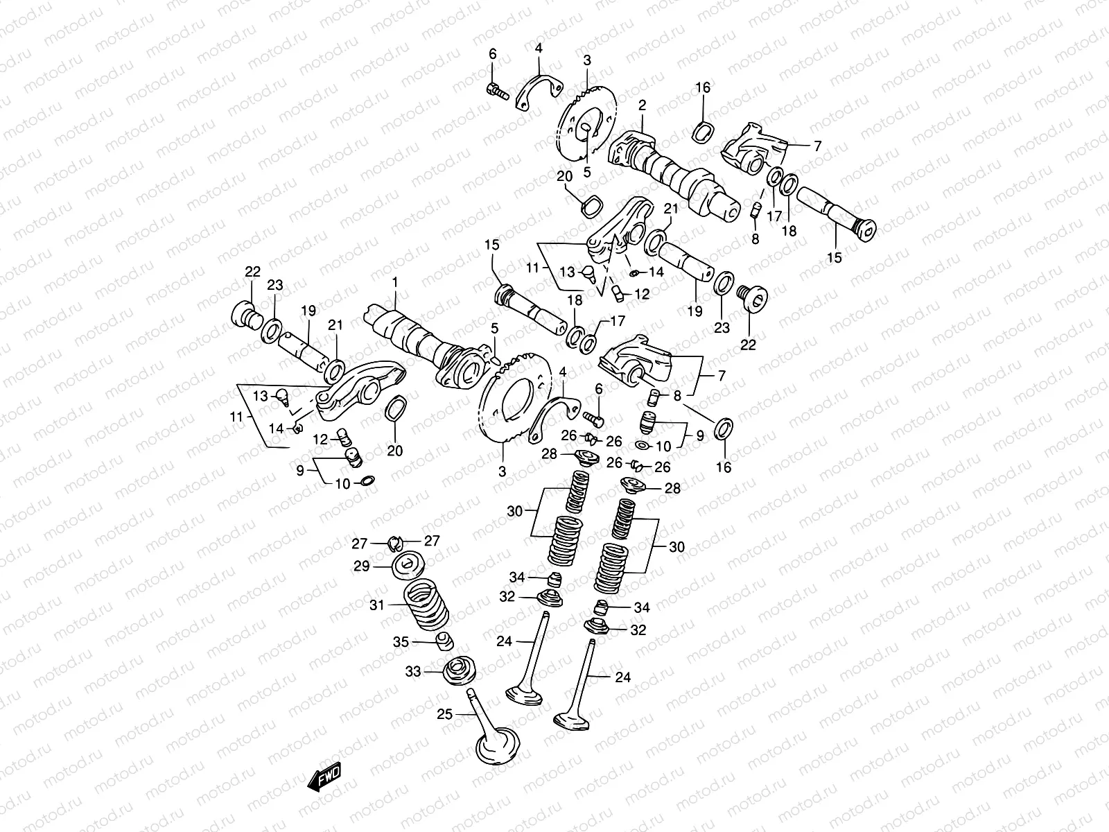 9 - CAMSHAFT/VALVE